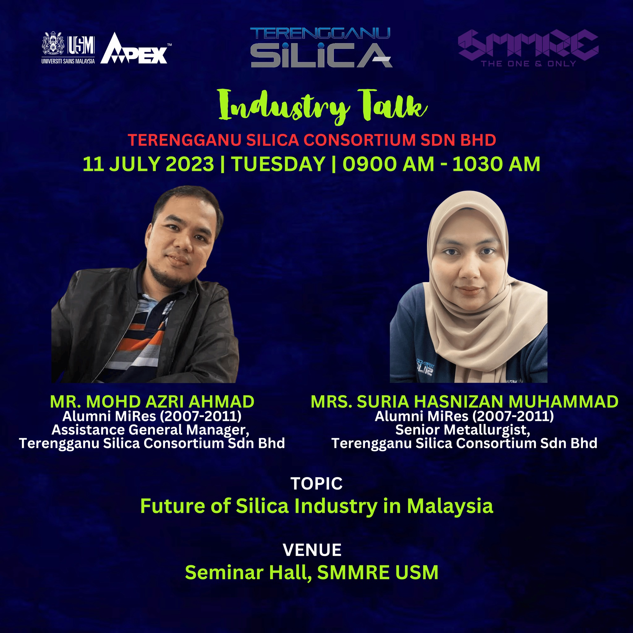 Industrial Talk with Terengganu Silica Consortium